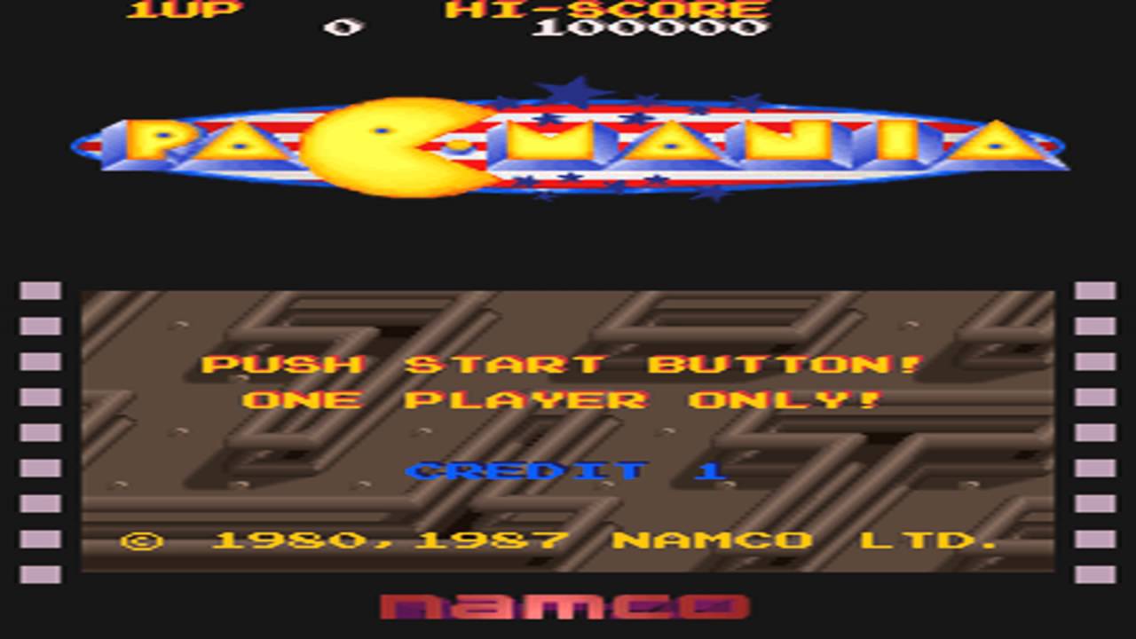 pac mania arcade online