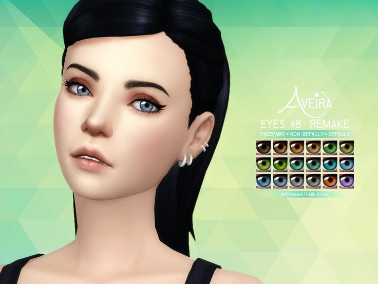 sims 4 maxis match default eyes
